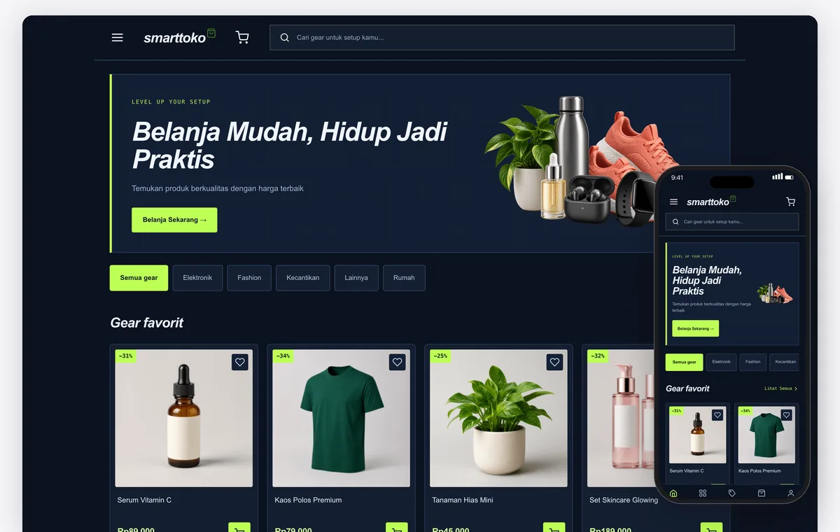 Pratinjau Respawn Store
